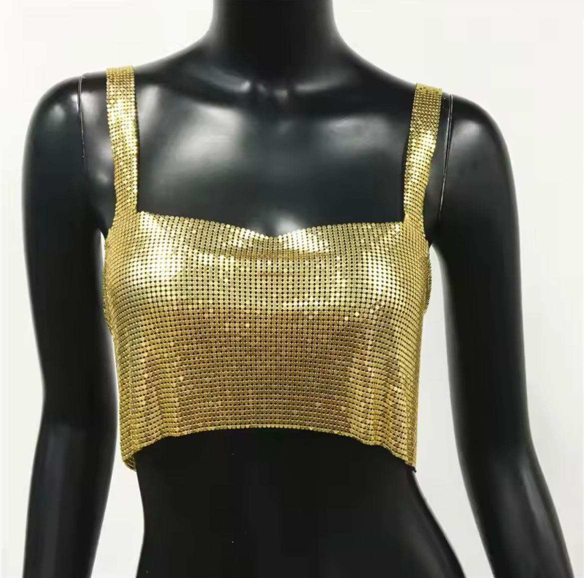 CLAUDIA CROP - Gold (PRE-ORDER)