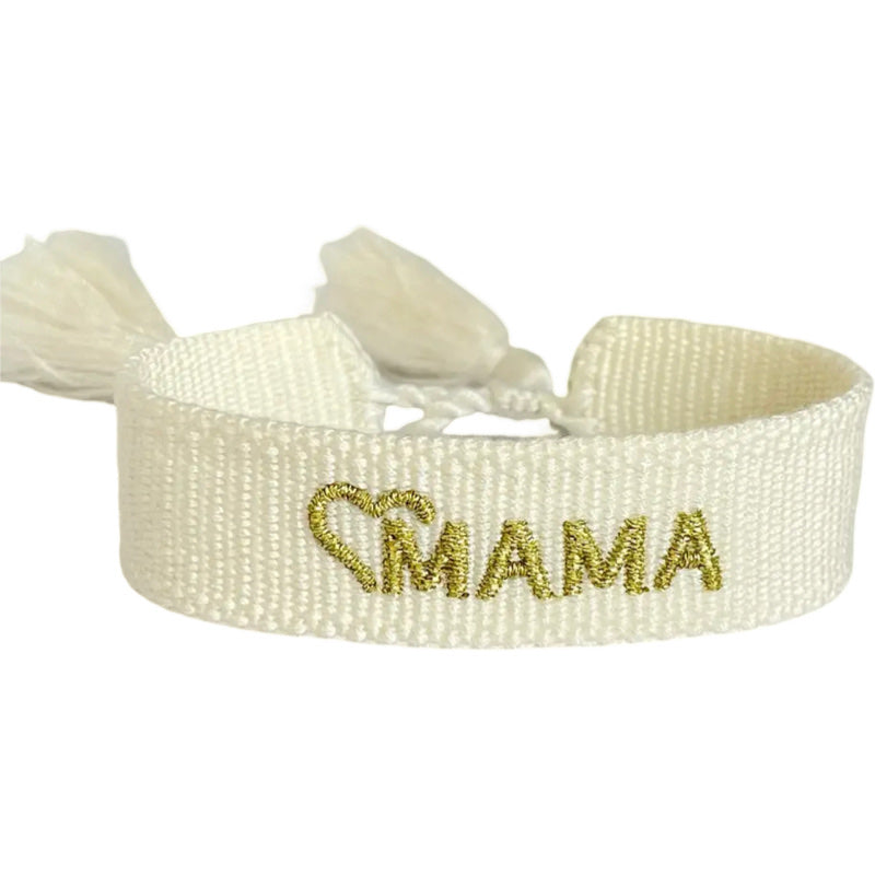 MAMA LOVE woven bracelet